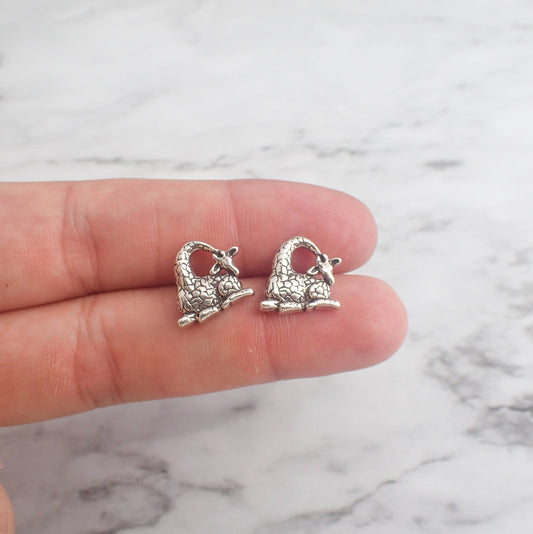 Giraffe Earrings, Silver Giraffe, Giraffe Gift, Patrick Mavros Inspired, African Jewelry, African Earrings, Giraffe Earrings for Kids Teens